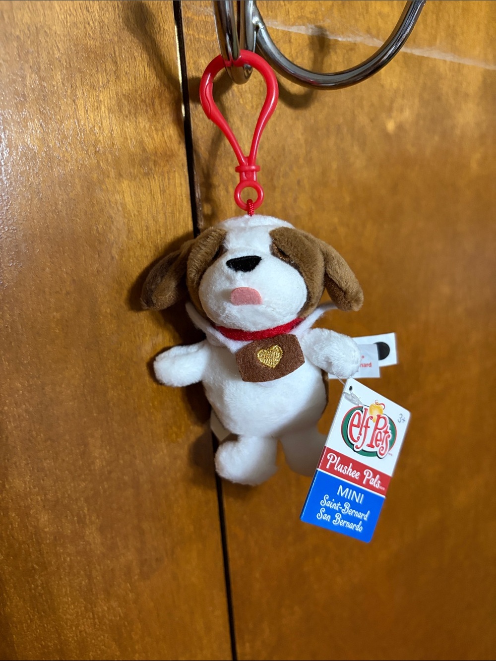 ELF PETS-Plushie Keychain Set - White, Red, Brown Dogs & Reindeer - Picture 5 of 13